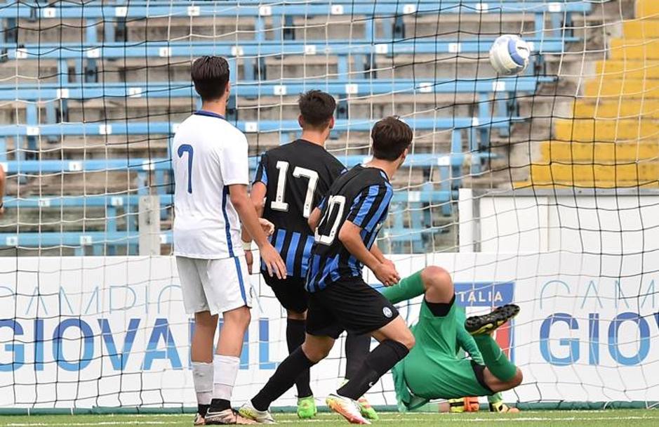 Il gol decisivo di Melegoni, 2-1 ai supplementari. Getty Images